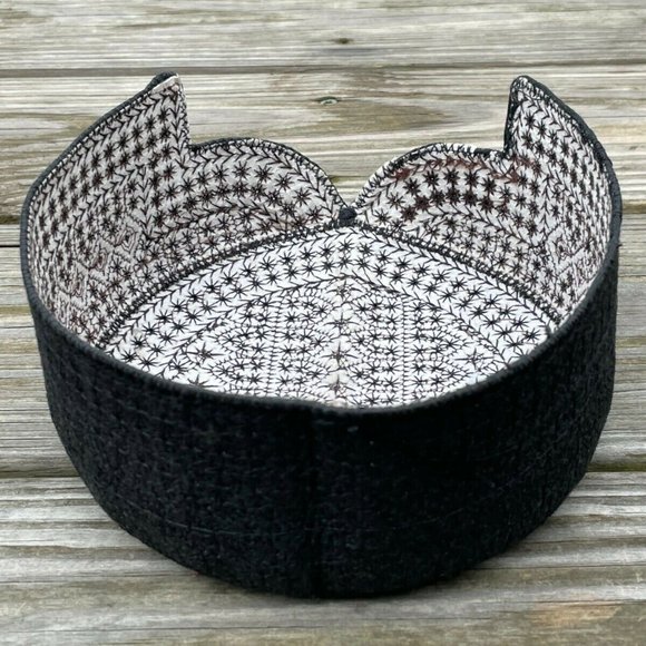 Sindhi Men Hat Round Front Cut Traditional Embroidery Black Cap Topi Hat New - Picture 6 of 11